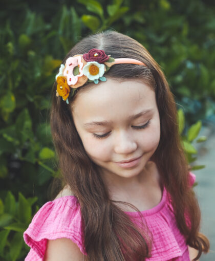 Felt Doughnut Baking Flower Headband