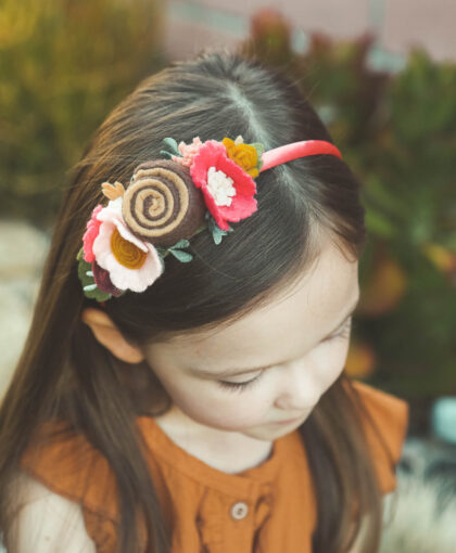 Cinnamon Felt Girls Headband