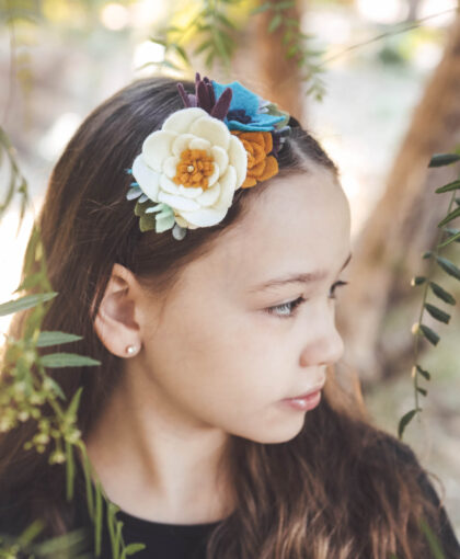 Jasmine Inspired Flower Headband