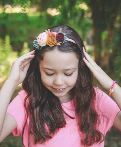 Felt Sugar Cookie Baking Flower Headband