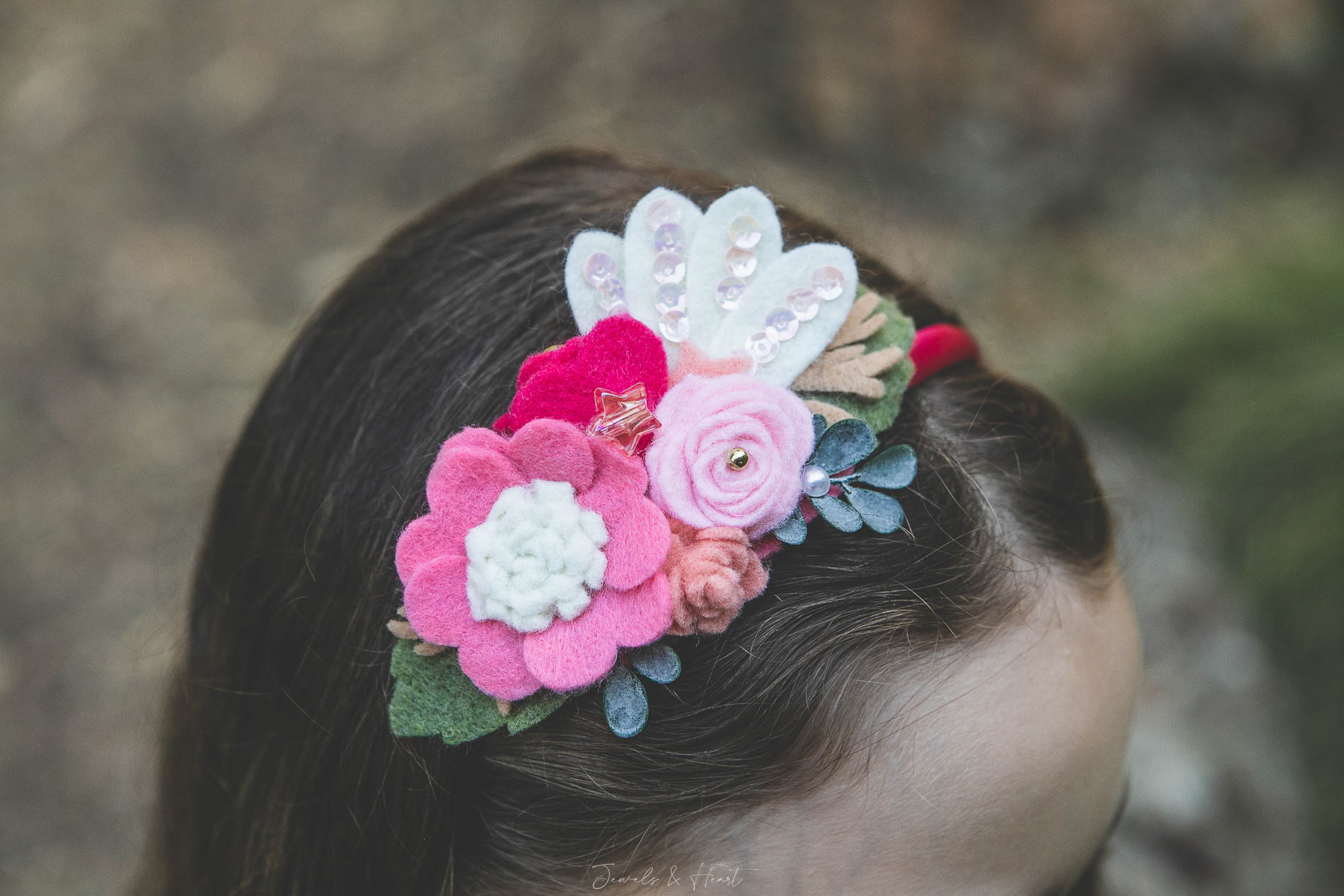 Barbie Inspired Flower Headband