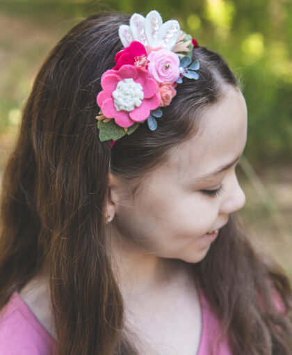 Barbie Inspired Flower Headband