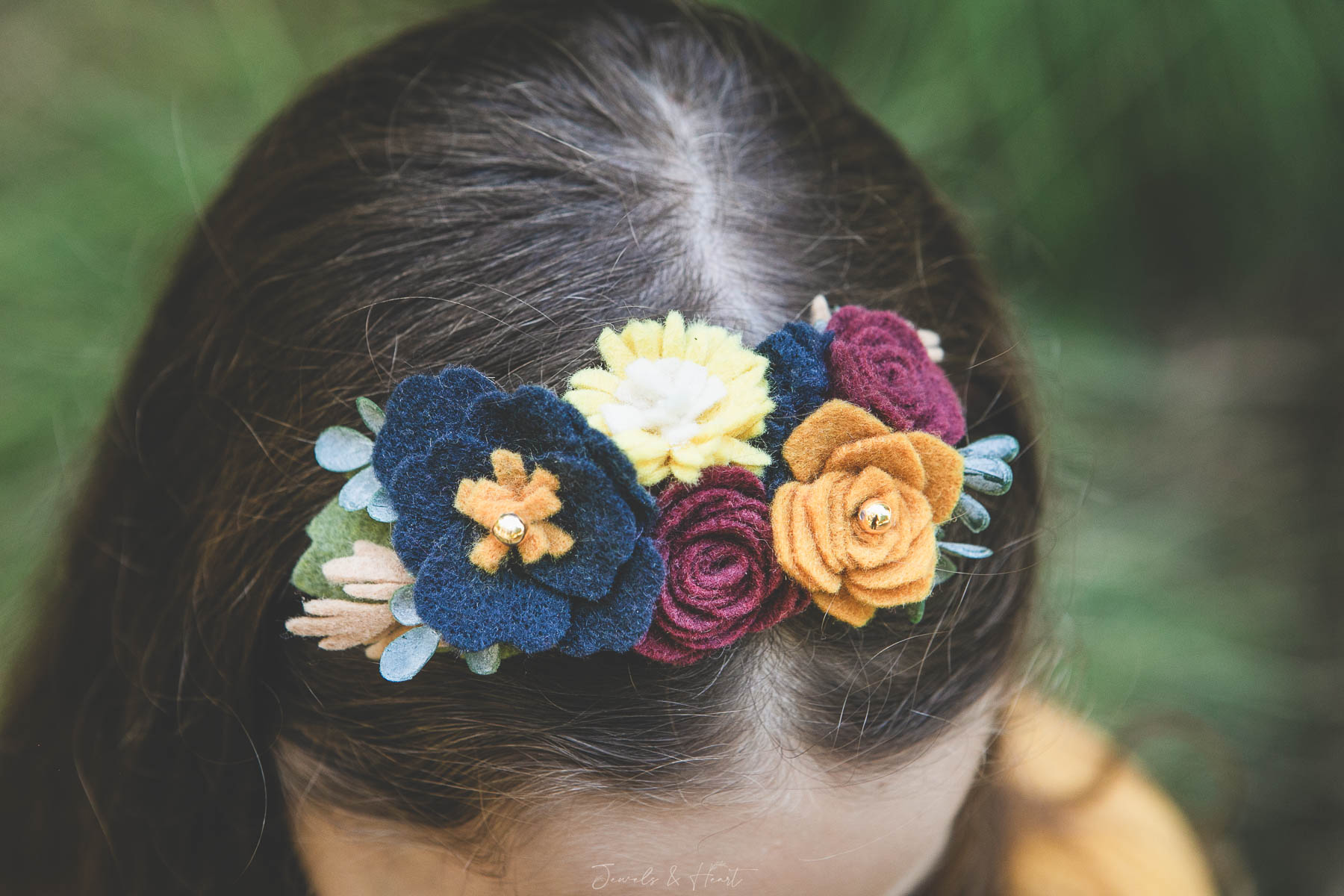 Belle Inspired Flower Headband