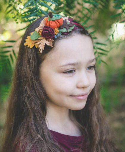 Pumpkin halloween headband